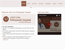 Tablet Screenshot of jointlineortho.com